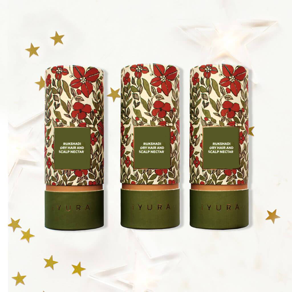 Rukshadi Νέκταρ για Μαλλιά και Τριχωτό της Κεφαλής Πακέτο των 3