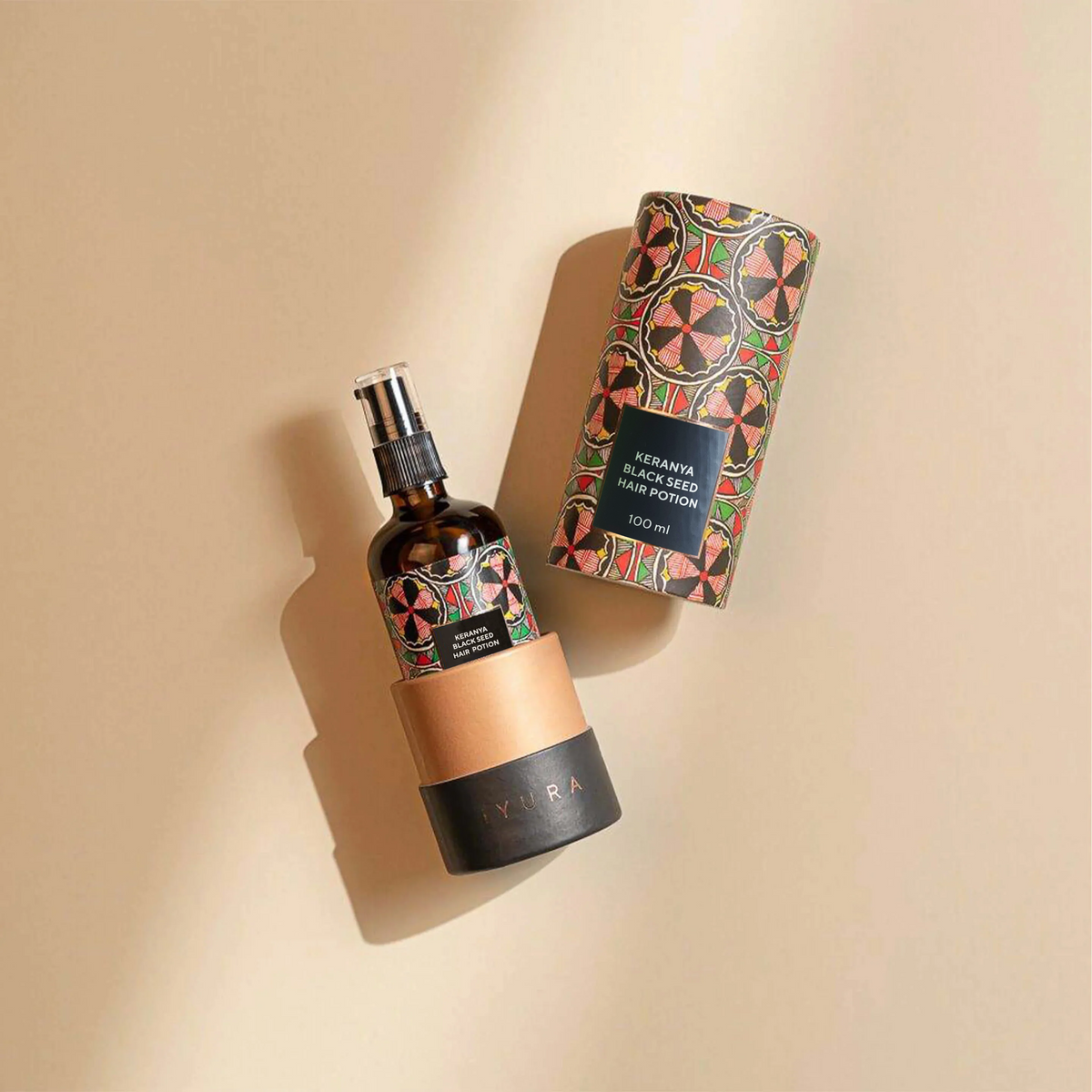 Keranya Ποσιόν Μαλλιών με Μαύρο Σπόρο