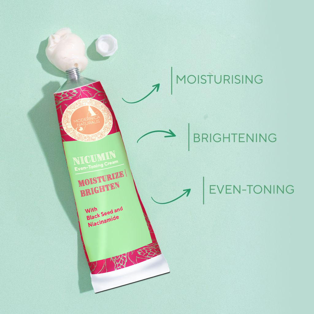 Nicumin Κρέμα προσώπου για ομοιόμορφη απόχρωση - Ενυδάτωση | Λάμψη με μαύρο σπόρο και νιασιναμίδη