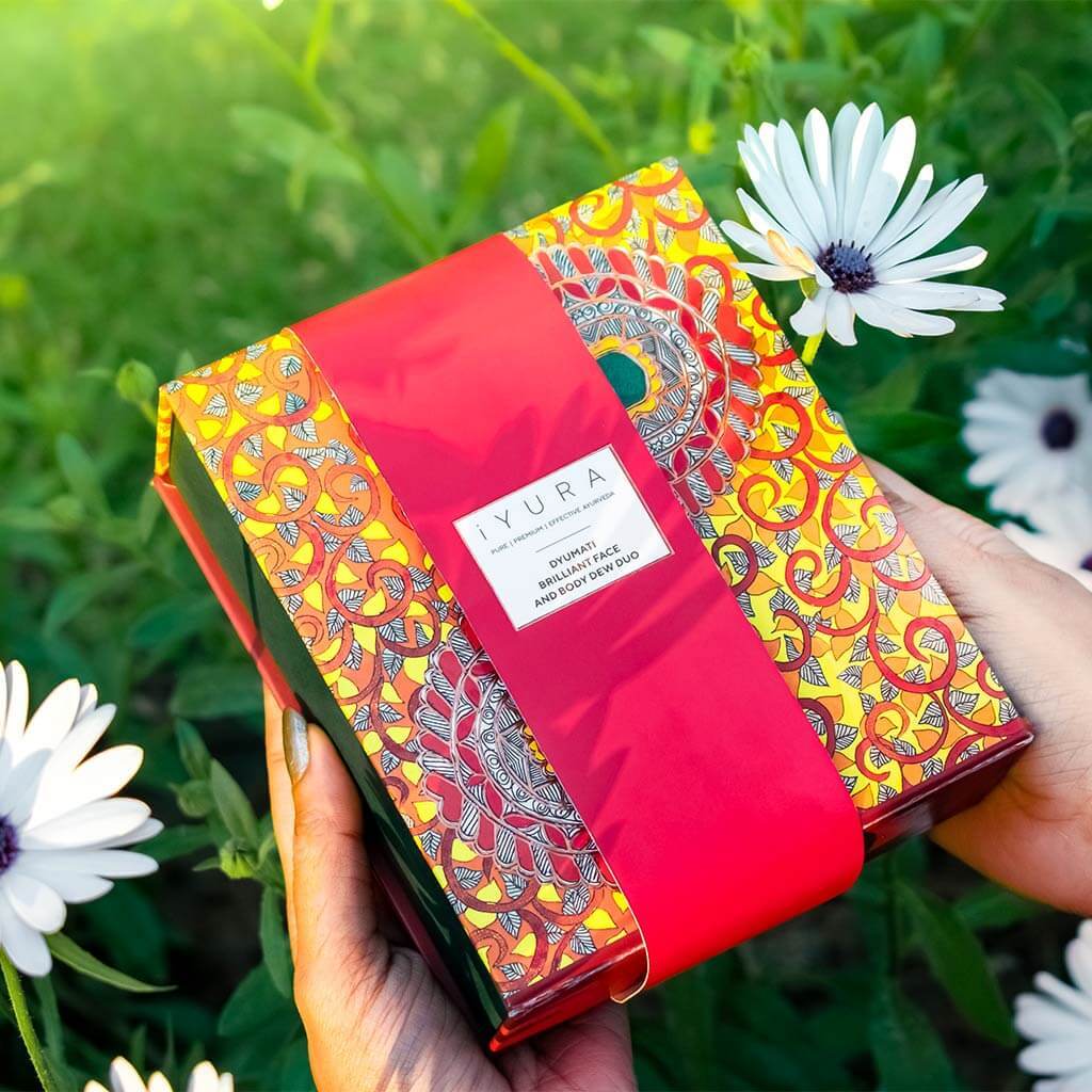 Dyumati Brilliant Δίδυμο προϊόντων για το πρόσωπο και το σώμα - Μείγμα «The Awakened Soul» & Μείγμα «The Illuminated Heart»