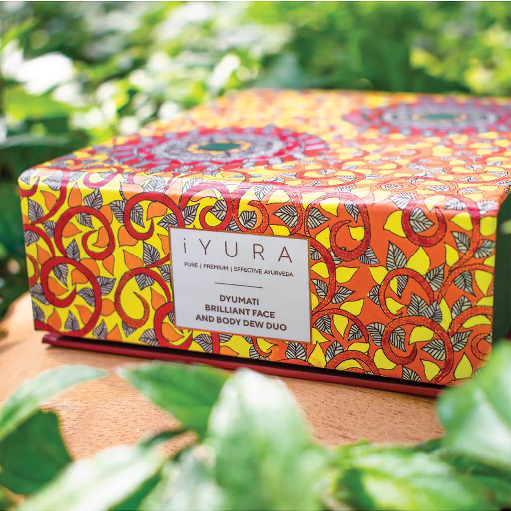 Dyumati Brilliant Δίδυμο προϊόντων για το πρόσωπο και το σώμα - Μείγμα «The Awakened Soul» & Μείγμα «The Illuminated Heart»