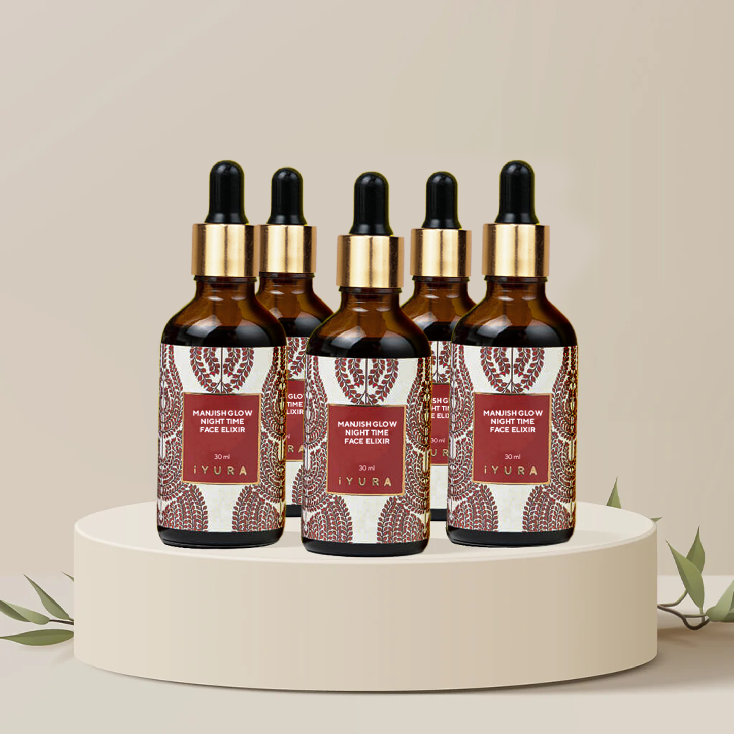 Manjish νυχτερινό ελιξίριο λάμψης - Πακέτο των 5